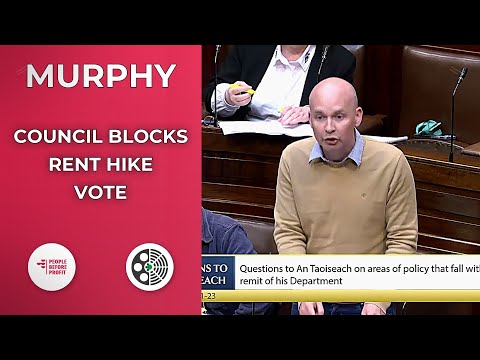 Paul Murphy: Council blocked from voting on huge rent hike