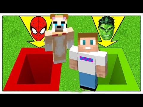 NON CADERE NEL BUCO SBAGLIATO DEI SUPEREROI! (Minecraft #20)