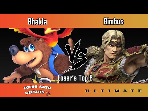 Focus Sash #6 - Bhakla (Banjo) Vs. Nimbus (Simon) - Loser's Top 8 - Smash Ultimate