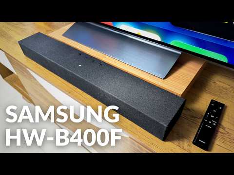 Samsung HW-B400F Soundbar Review — Surprising Sound from a $140 Speaker!