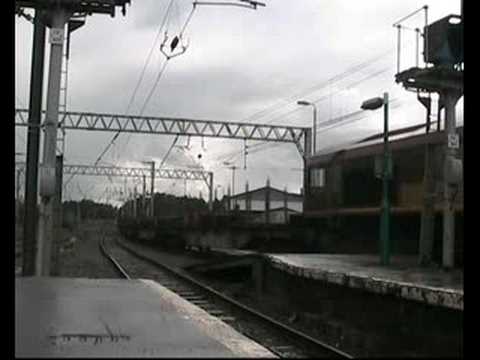 EWS 66013 at Carlisle with 6X98 Workington - Carlisle yard