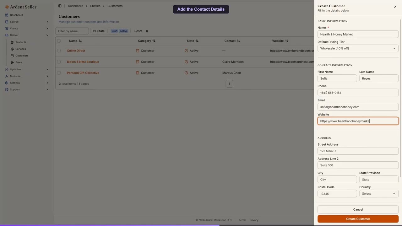 How to Add a New Customer — video tutorial thumbnail
