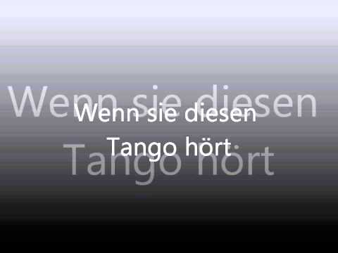 Wenn sie diesen Tango hört
