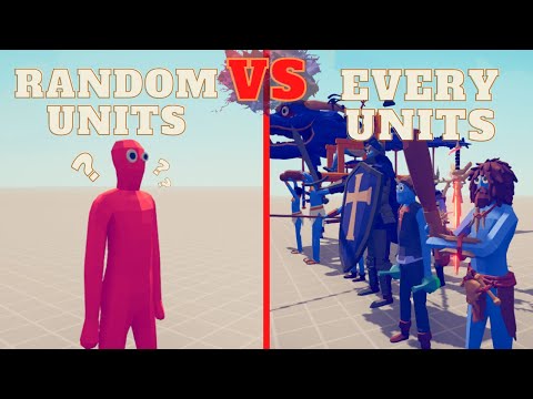 RANDOM UNIT vs EVERY UNITS 😮| Totally Accurate Battle Simulator - TABS