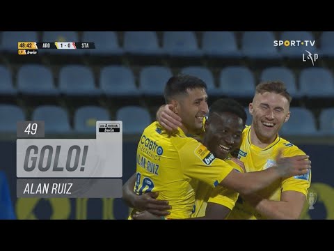 Goal | Golo Alan Ruiz: FC Arouca (1)-0 Santa Clara (Liga 22/23 #20)