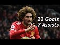 Marouane Fellaini 22 Goals And 7 Assists For Manchester United