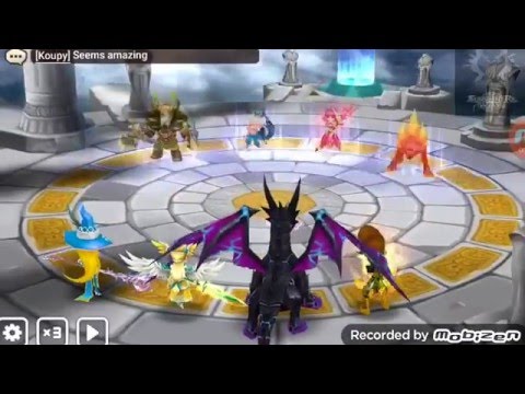 Summoners War - Dark Dragon (Drogen) Testing Skill in 2016