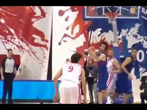 CSKA vs. Nymburk 11.11.2012 Dunk