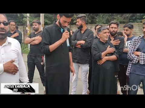 Kashmiri Noha ¥| 12th Muharram Shalimar Bagh ¥| 2022 ¥| @AsifAliKashmiri