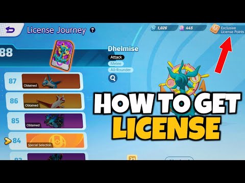 How to obtain Every Pokemon License in License Journey - Pokémon Unite