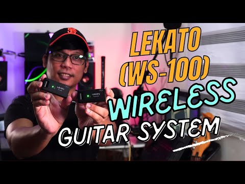 WIRELESS GUITAR SYSTEM | LEKATO ws100 with charging box