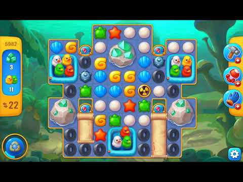 Fishdom 2021 - Level 5982   #playrix #fishdom #gaming