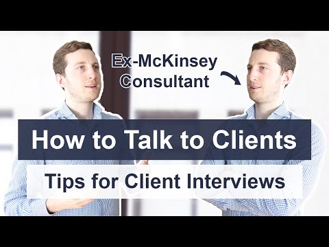 Talk like a Consultant - How to conduct Interviews with Clients
