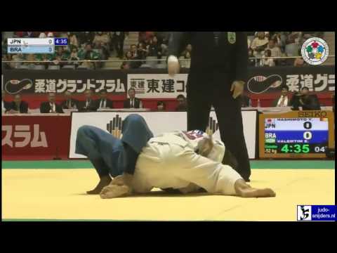 Judo 2012 Grand Slam Tokyo: Yuki Hashimoto (JPN) - Eleudis Valemtim (BRA) [-52kg]