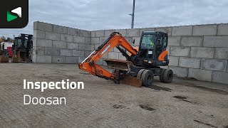 Pelle sur pneus Doosan DX57 W-5 A/C - 3 Buckets à vendre - Image 4 | Machineryline BE Pelle sur pneus Doosan DX57 W-5 A/C - 3 Buckets | Image 4 - Machineryline