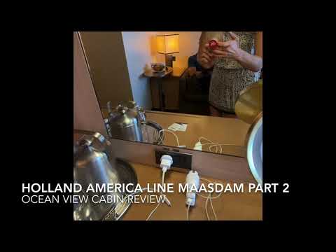 Thumbnail for Holland America Line MAASDAM part 2 Ocean view cabin video review