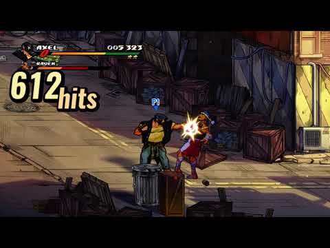 Streets of Rage 4 Axel Almost Full Combo Stage 6 Mania+ Rank S Perfect 193k v7
