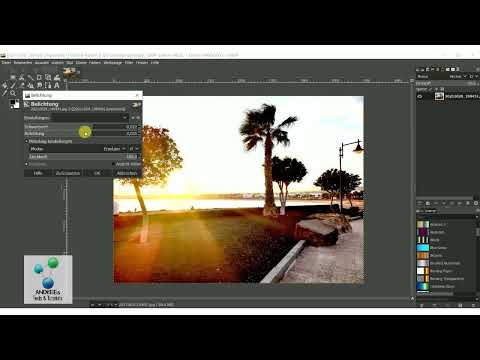 Gimp 2022 #30 Helligkeit- Kontrast- Belichtung