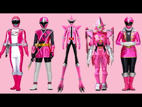 All Pink Henshin - Super Sentai Series (1975 - 2025) 