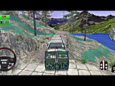 US Army Bus Driver 2021 : Military Coach Simulator - Android Gameplay