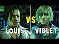 Appeal to Louis vs Appeal to Violet All ENDINGS - The Walking Dead The Final Season