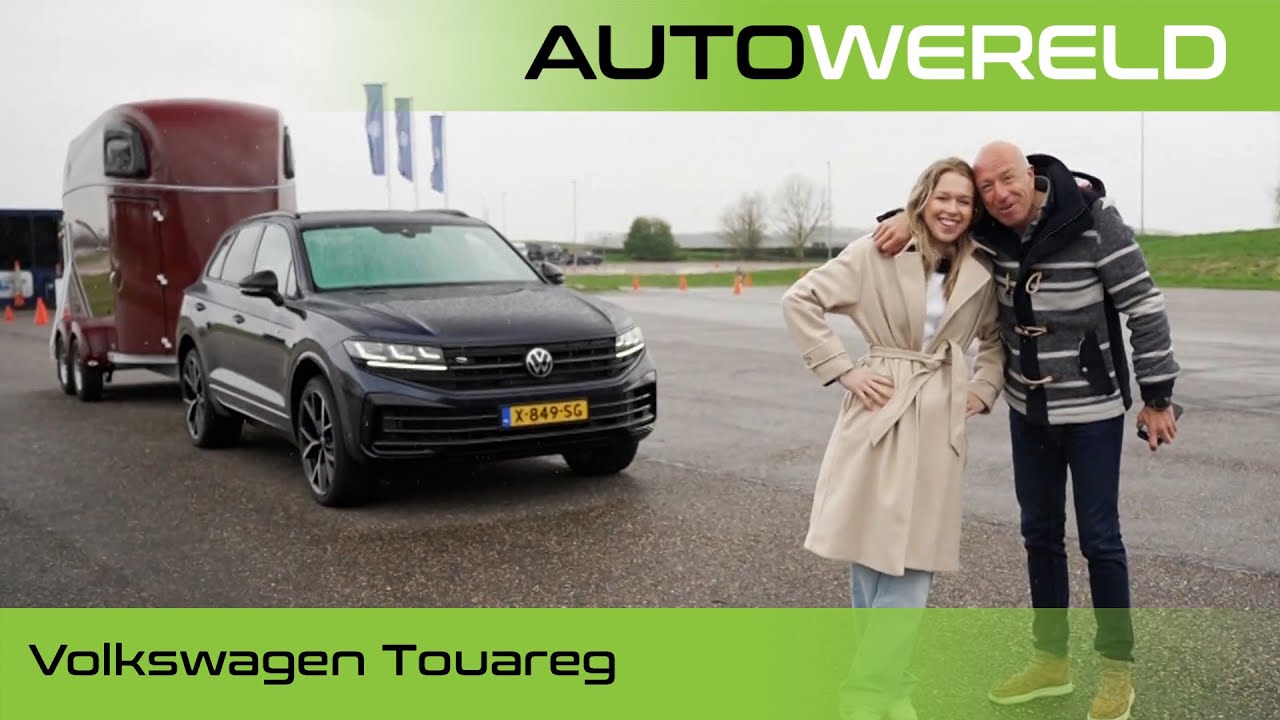 Tom en Carmen Coronel testen de (trek)capaciteiten van de Volkswagen Touareg