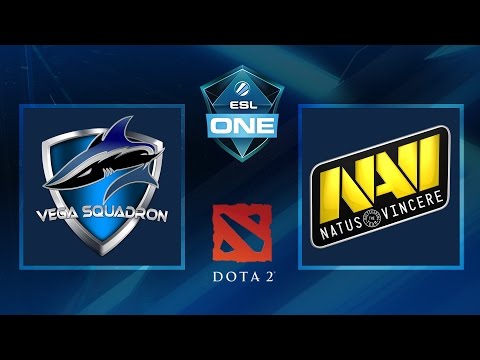 Dota 2 - Vega vs. NaVi - Game 1 - ESL One Frankfurt 2016 - Semifinal