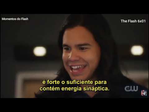 Flash salva central city com seu novo traje  (legendado)