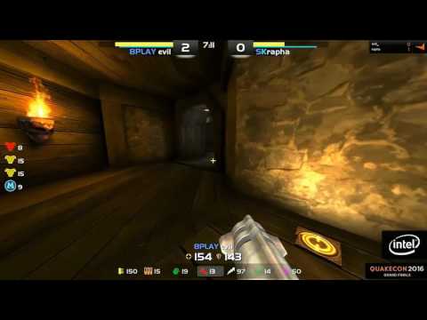 Rapha vs Evil - QL Duel, Grand Final (QuakeCon 2016) FIRST MATCH (Sinister)