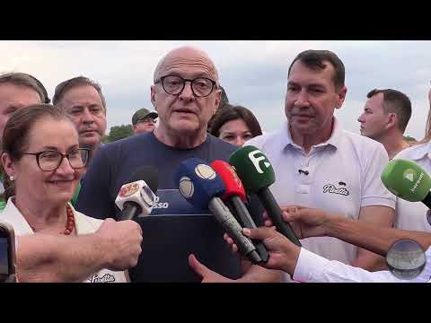 Governador de Mato Grosso visita Canarana e fala sobre o seu futuro político com bons olhos