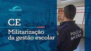 CE debate militarização da gestão escolar – 21/5/26