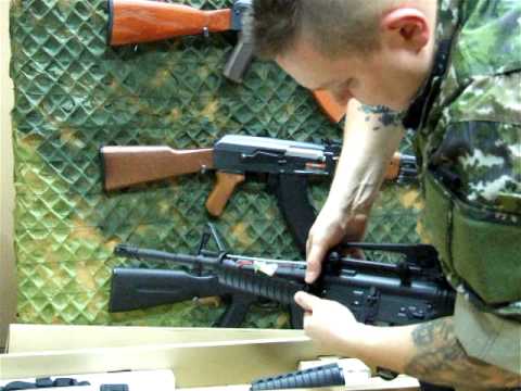 PREZENTACJA MODELU ASG M4A1 (BI-3681M) FIRMY DBOYI - TANIEMILITARIA.PL -3681