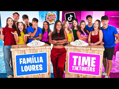 DESAFIO DA TORTA NA CARA FAMÍLIA LOURES X TIKTOKERS 2!!!