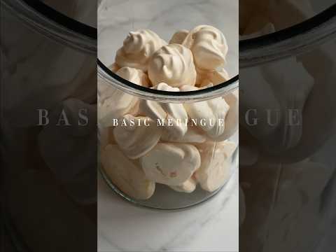 Himmlisches Baiser-Rezept 🍬🤍 #shorts