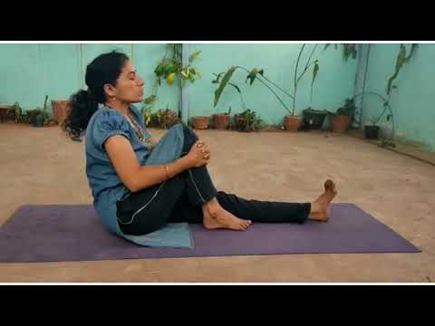 Sitting Surya namaskara//Good for Thyroid//PCOD//Back pain//Knee pain//Easy to do//Variation - 1//