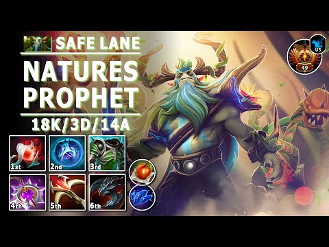 Nature's Prophet Safe Lane Carry | 7.31c | Pos 1 NP Guide | Dota 2 Immortal Gameplay