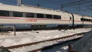 preview picture of video '[RZD] EVS1-08 Sapsan - 220 km/h / ЭВС1-08 Сапсан - 220 км/ч'