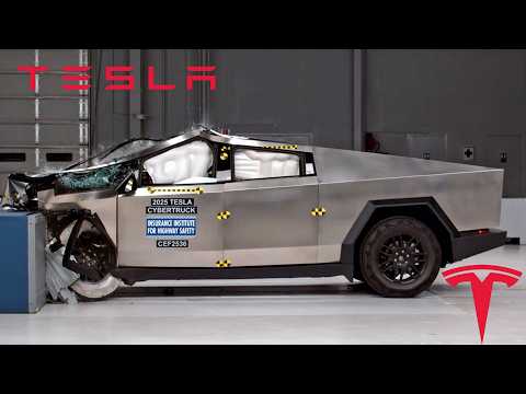 Tesla Cybertruck - Crash test IIHS 2025