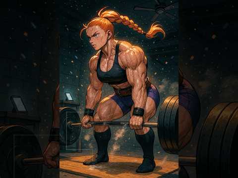 Female muscle growth, Zoe - peak amazon gym princess!