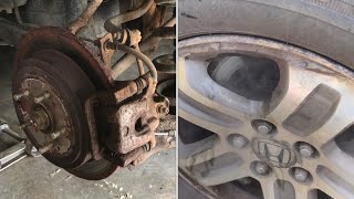 “3 reasons” your car brakes get too HOT (how to fix it) seized guide pins, caliper, hose