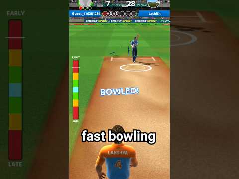 fast bowling amazing out kiya cricket 2023 || #india #cricket #shorts