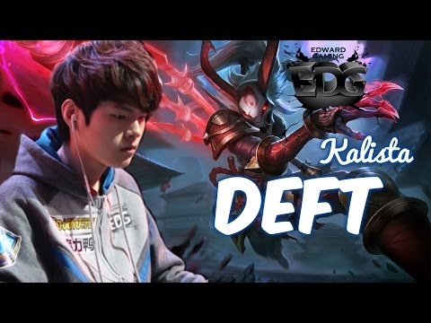 EDG Deft KALISTA ADC vs Vayne Patch 5.17 | League of Legends