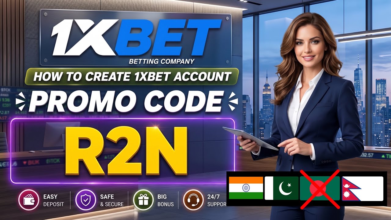 1XBET PROMO CODE / FREE BOOST 1XBET FOR REGISTRATION / PROMO CODE NEW - R2N / 1XBET 2026
