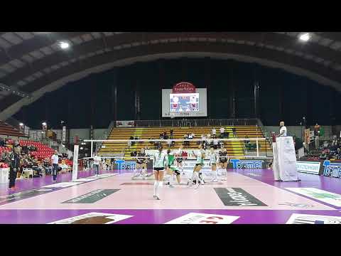 Perugia-Sassuolo (fine quarto set)