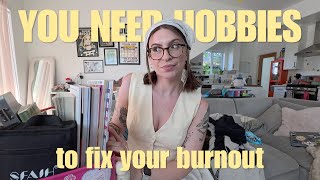 low energy hobbies for burn out recovery / 4 easy hobbies to relax and recharge ⭐️