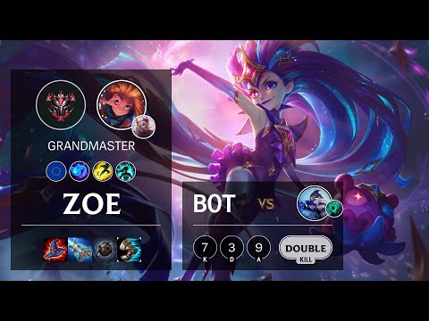 Zoe Bot vs Ashe - EUW Grandmaster Patch 10.19