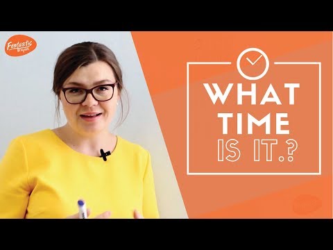 Cum spui ora în Engleză?