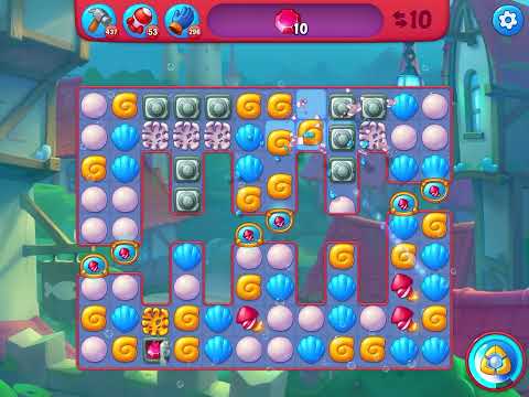 Fishdom Hard level 7025 no boosters フィッシュダム ハード [Friend's]