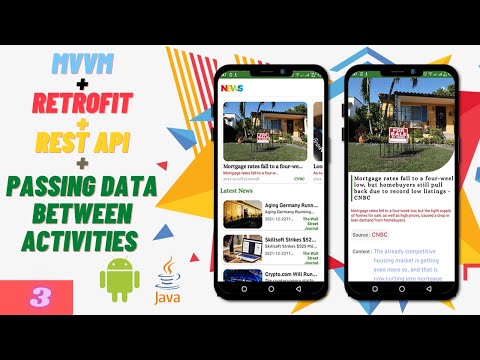 MVVM Android | Retrofit Android Tutorial | News App In Android | Pass Data Through MVVM Pattern