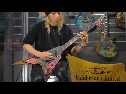 ESP Guitars: ESP Exhibition Limited Series 2021 - Syu Demos the EX21-16 Arrow-CTM NT